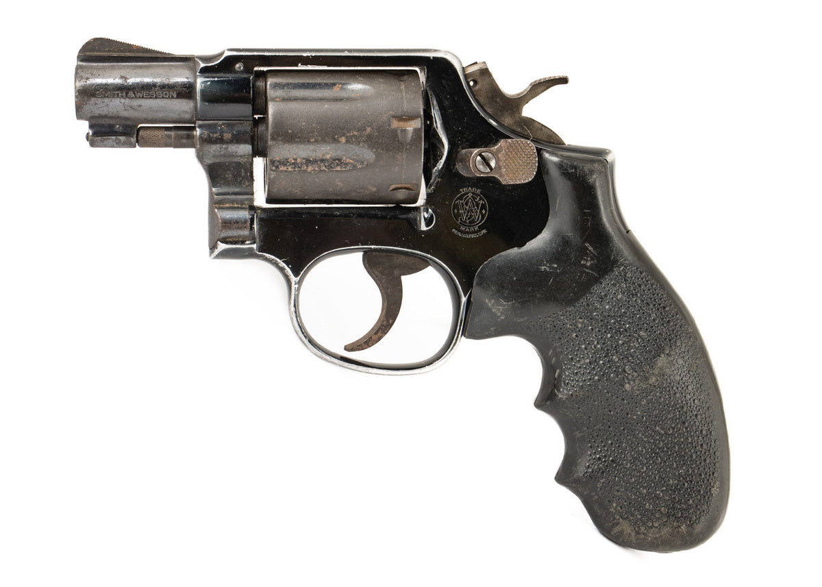 S&W 12-3 Airweight .38 Special 2" Barrel Round Butt Blued Revolver