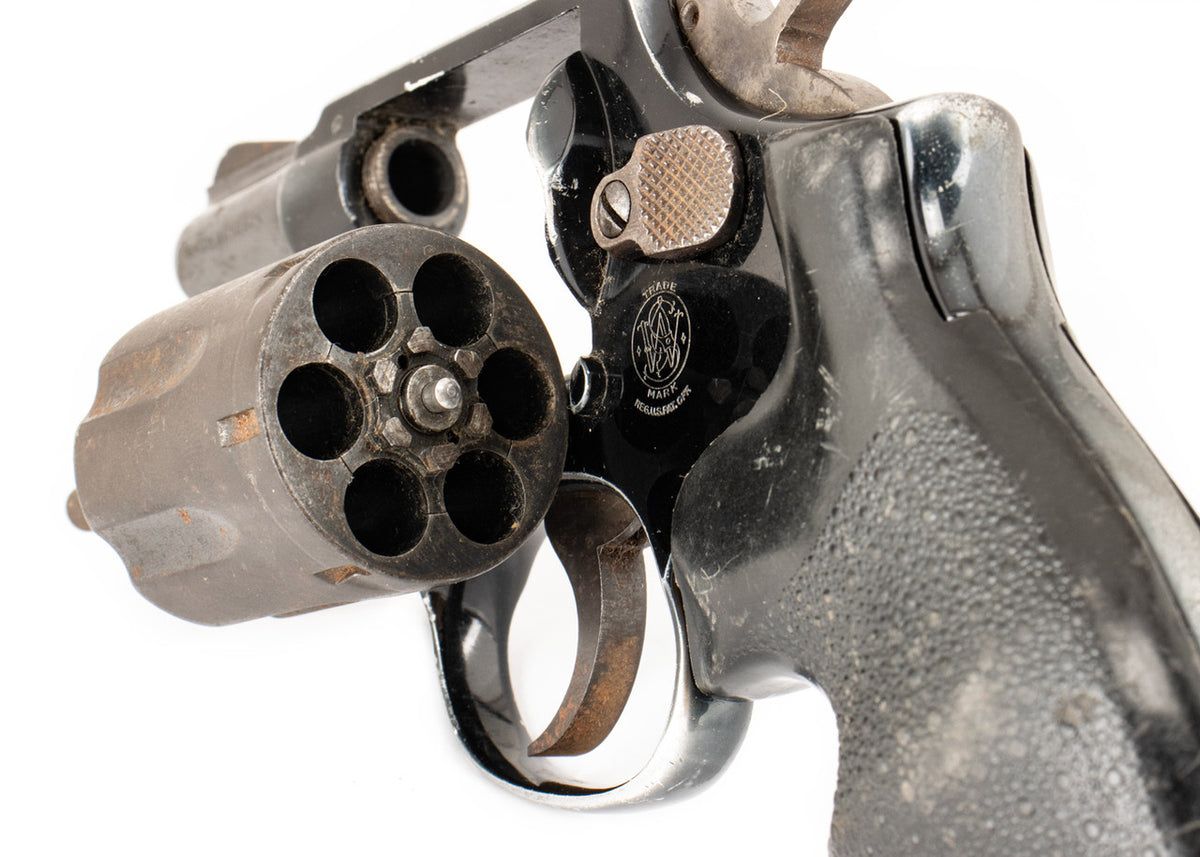 S&W 12-3 Airweight .38 Special 2" Barrel Round Butt Blued Revolver