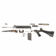 IMBEL FN FAL Metric (M964) 7.62x51 NATO / .308 Win Parts Kit with Original Barrel, Bayonet & Scabbard, 20 Rd Magazine