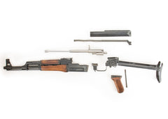 Polish Circle 11 KBK wz. 1960 Underfolder Stock Milled AK Parts Kit with Original Barrel & Matching Numbers #14387
