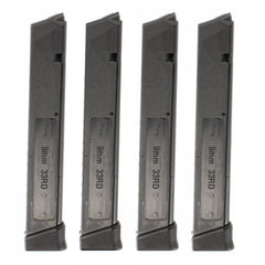IMG Glock 17-19 & 26 9mm 33rd Detachable Polymer Magazine - 4 Pack