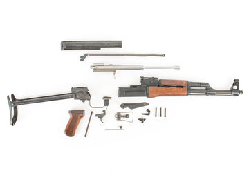 Polish Circle 11 KBK wz. 1965 Underfolder Stock Milled AK Parts Kit with Original Barrel & Matching Numbers #12209
