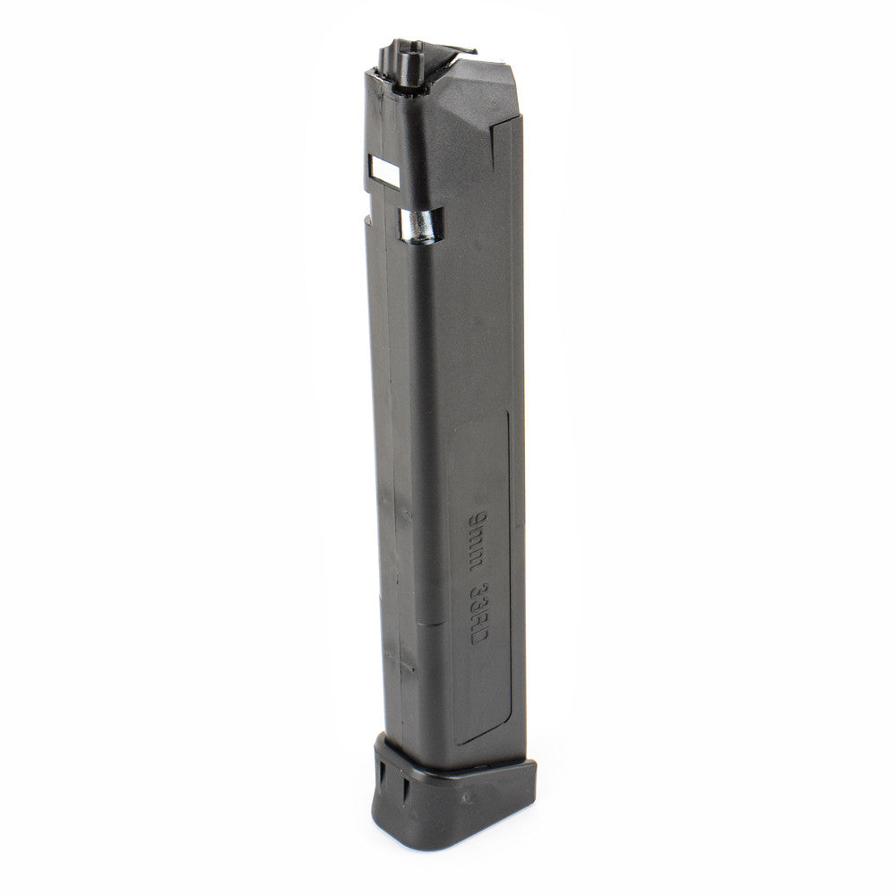 Korean 9mm 33rd Detachable Polymer Magazine for Glock 17-19 & 26