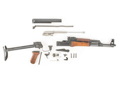 Polish Circle 11 KBK wz. 1965 Underfolder Stock Milled AK Parts Kit with Original Barrel & Matching Numbers #09341