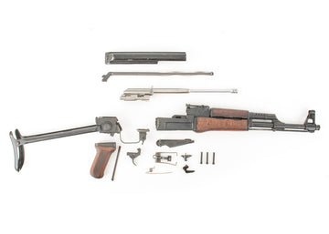 Polish Circle 11 KBK wz. 1960 Underfolder Stock Milled AK Parts Kit with Original Barrel & Non-Matching Numbers #13666