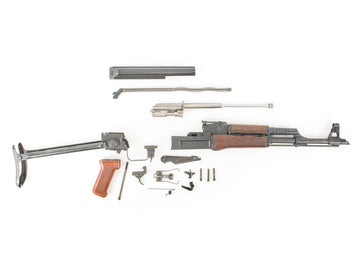 Polish Circle 11 KBK wz. 1960 Underfolder Stock Milled AK Parts Kit with Original Barrel & Matching Numbers #06037