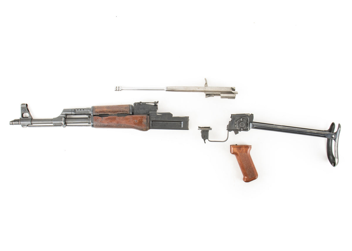 Polish Circle 11 KBK wz. 1960 Underfolder Stock Milled AK Parts Kit with Original Barrel & Matching Numbers #06037