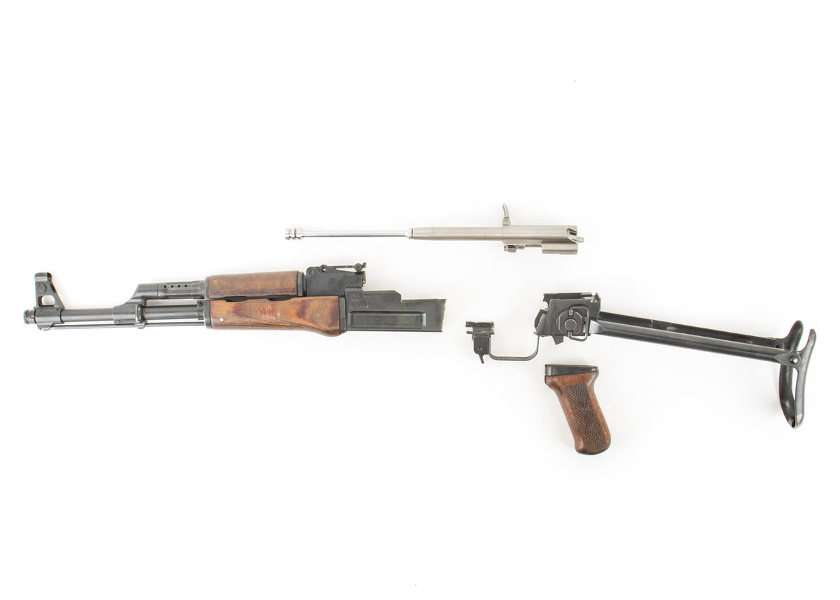 Polish Circle 11 KBK wz. 1959 Underfolder Stock Milled AK Parts Kit with Original Barrel & Matching Numbers #07519