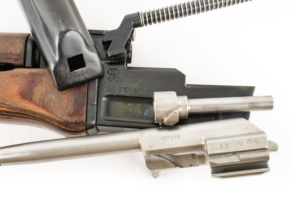 Polish Circle 11 KBK wz. 1959 Underfolder Stock Milled AK Parts Kit with Original Barrel & Matching Numbers #07519