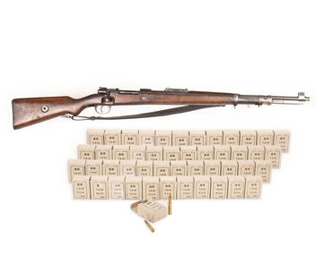 Collectible Portuguese M937A 8mm Mauser Bolt Action Rifle - Overall Surplus Good Condition (1)