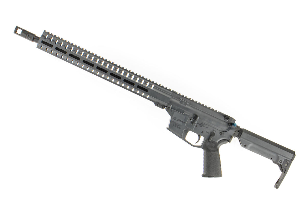 CMMG Resolute 300 Mk17 9mm 16.1" 21 Rd Semi-Auto Rifle - Sniper Gray Cerakote