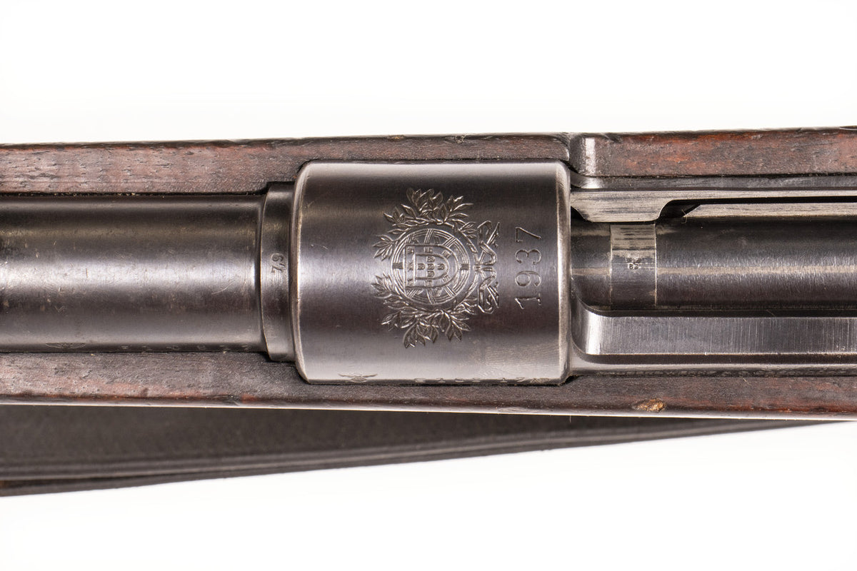 Collectible Portuguese M937A 8mm Mauser Bolt Action Rifle - Overall Surplus Good Condition (1)