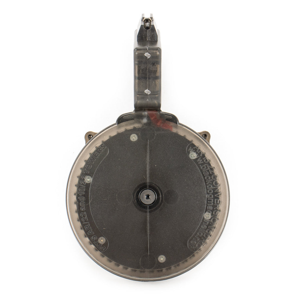 Black Dog Machine AR-15 .22 LR 50 Round Drum Magazine (Atchisson/Ciener Compatible)