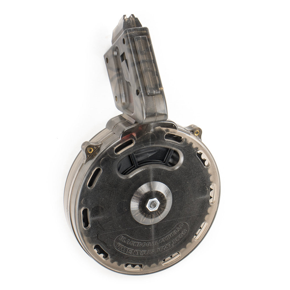 Black Dog Machine AR-15 .22 LR 50 Round Drum Magazine (Atchisson/Ciener Compatible)