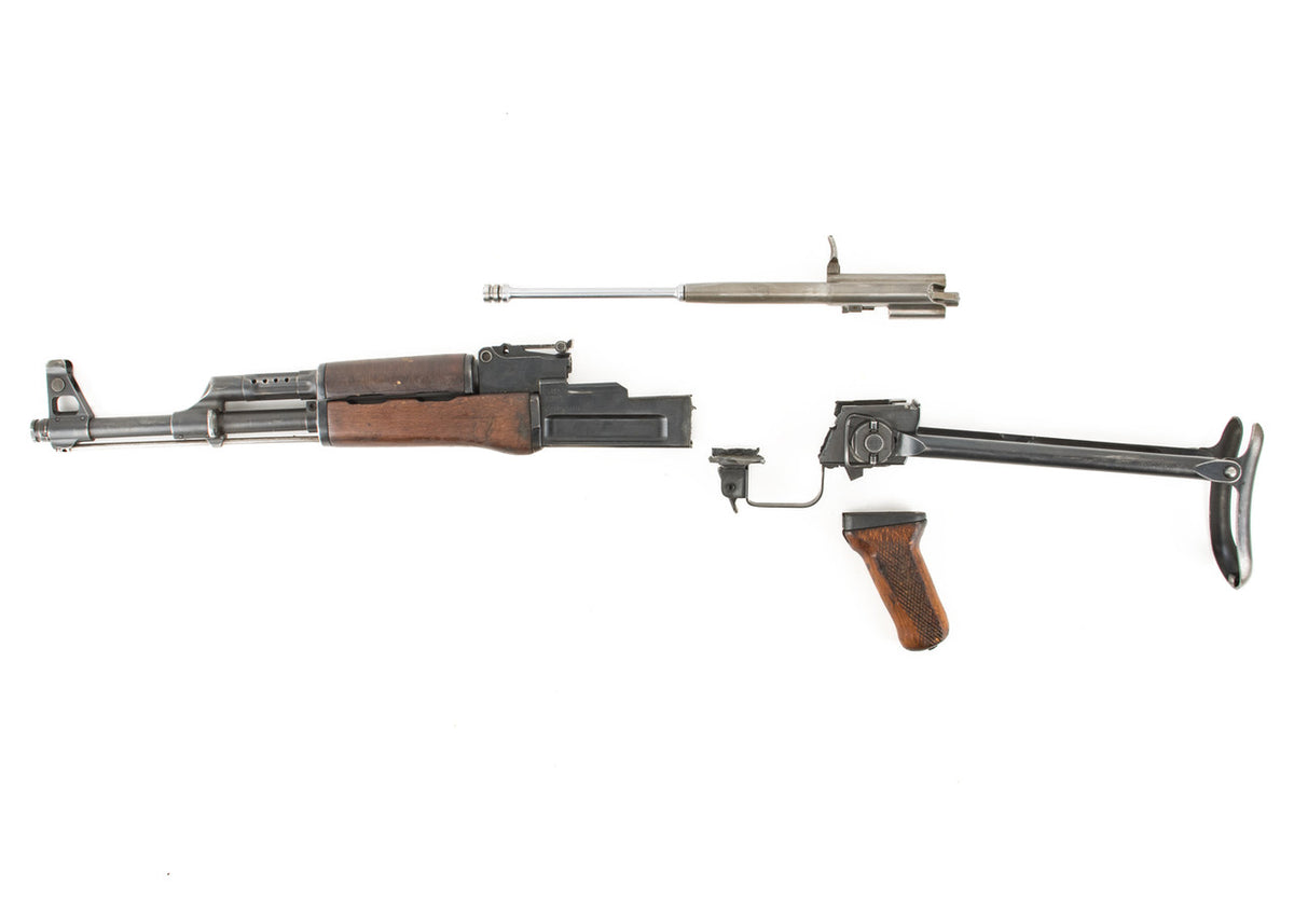 Polish Circle 11 KBK wz. 1962 Underfolder Stock Milled AK Parts Kit with Original Barrel & Matching Numbers #04806