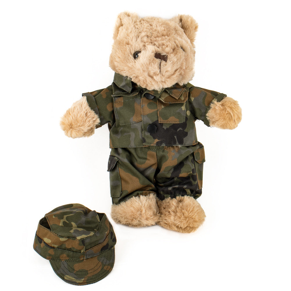 MIL-TEC® Small Flecktarn Uniform Teddy Bear