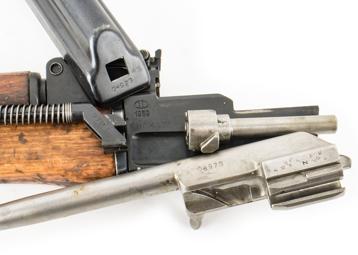 Polish Circle 11 KBK wz. 1959 Underfolder Stock Milled AK Parts Kit with Original Barrel & Matching Numbers #04973