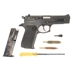 Star Model 30M 9mm pistol, front view showing barrel and sights