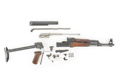 Polish Circle 11 KBK wz. 1960 Underfolder Stock Milled AK Parts Kit with Original Barrel & Matching Numbers #14095