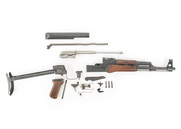 Polish Circle 11 KBK wz. 1960 Underfolder Stock Milled AK Parts Kit with Original Barrel & Matching Numbers #14095