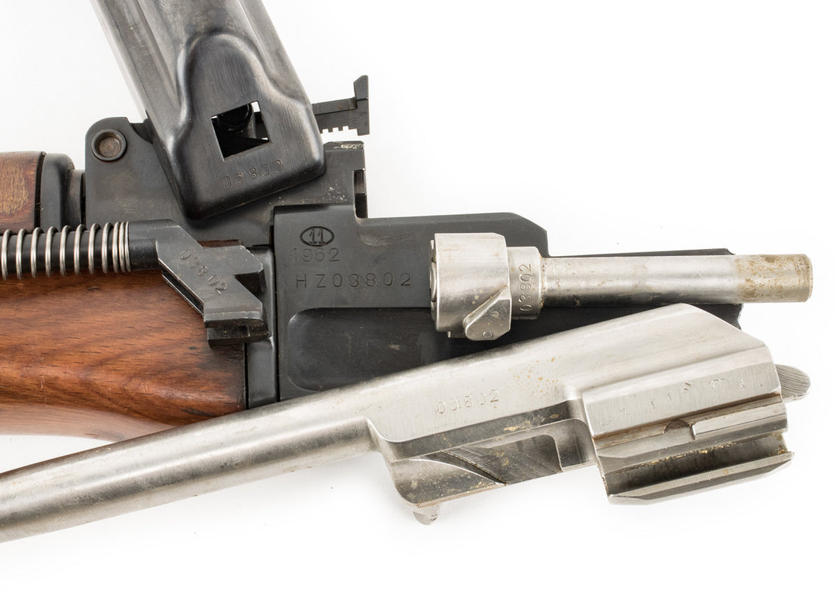 Polish Circle 11 KBK wz. 1962 Underfolder Stock Milled AK Parts Kit with Original Barrel & Matching Numbers #03820