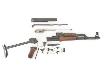Polish Circle 11 KBK wz. 1959 Underfolder Stock Milled AK Parts Kit with Original Barrel & Matching Numbers #15219