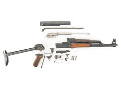 Polish Circle 11 KBK wz. 1962 Underfolder Stock Milled AK Parts Kit with Original Barrel & Matching Numbers #04457