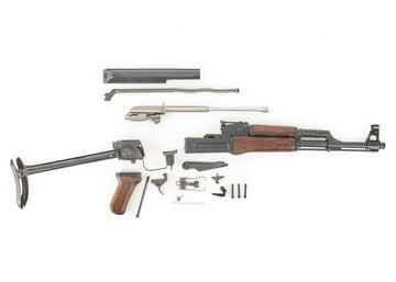 Polish Circle 11 KBK wz. 1962 Underfolder Stock Milled AK Parts Kit with Original Barrel & Matching Numbers #05154