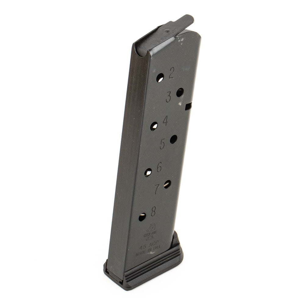 Check-Mate 8rd .45 Auto Stainless Steel Black Steel Magazine