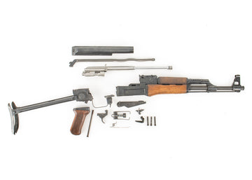 Polish Circle 11 KBK wz. 1960 Underfolder Stock Milled AK Parts Kit with Original Barrel & Matching Numbers #03942