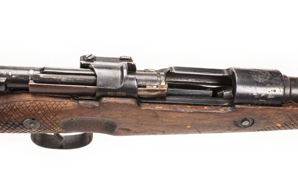 Zastava M98/48 8mm Mauser Bolt Action Rifle Sporterized - Overall Surplus Fair Condition (2)