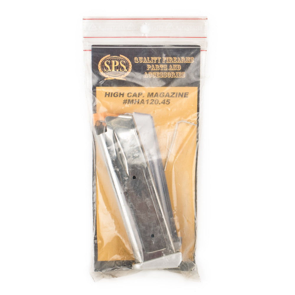 SPS Pantera .45 ACP SPS Pantera 13rd Silver Magazine w/Aluminum Base