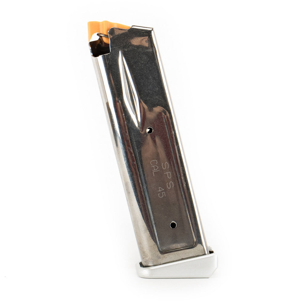 SPS Pantera .45 ACP SPS Pantera 13rd Silver Magazine w/Aluminum Base