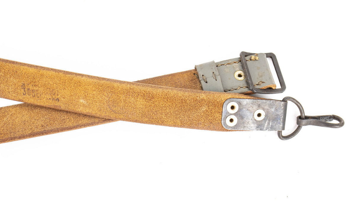 Romanian AK Leather Sling - Green
