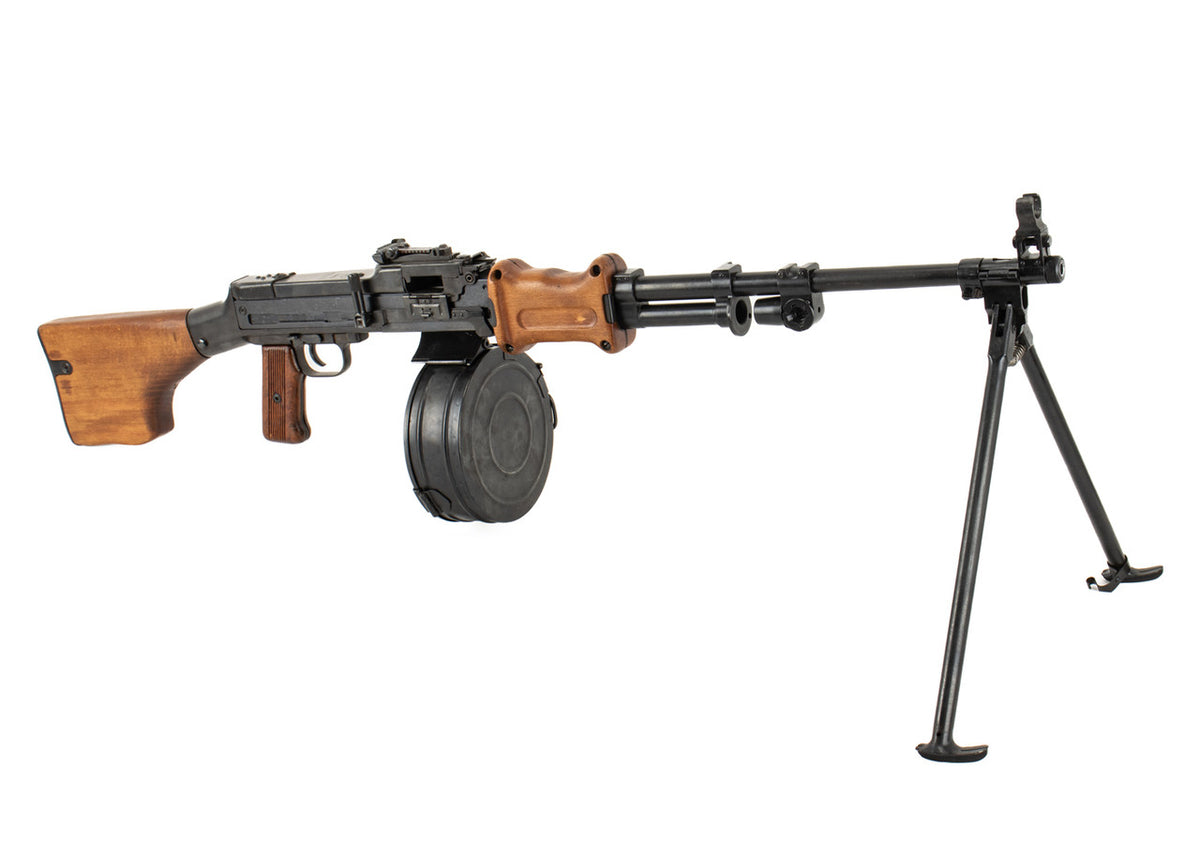 Polish Circle 11 RPD 7.62x39 Display Light Machine Gun with Drum and Belt