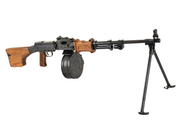 Polish Circle 11 RPD 7.62x39 Display Light Machine Gun with Drum and Belt