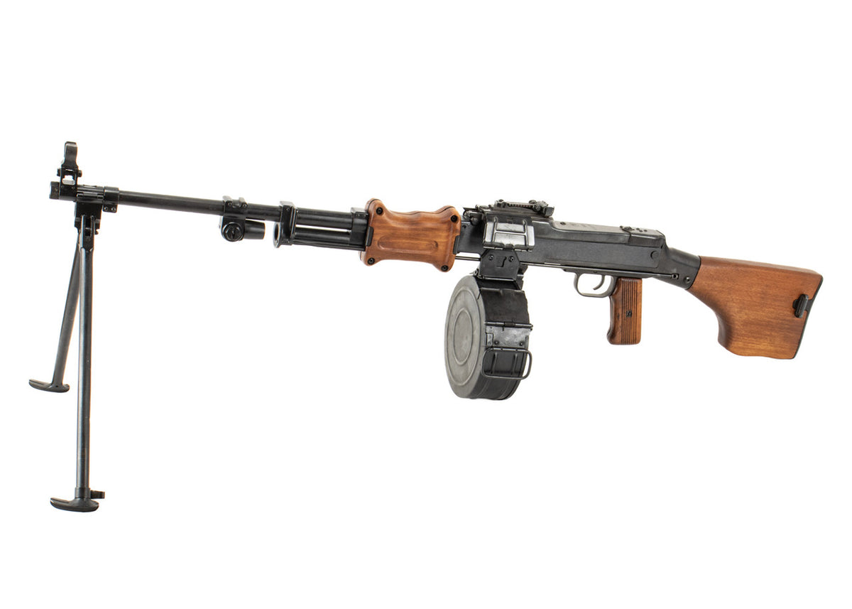 Polish Circle 11 RPD 7.62x39 Display Light Machine Gun with Drum and Belt