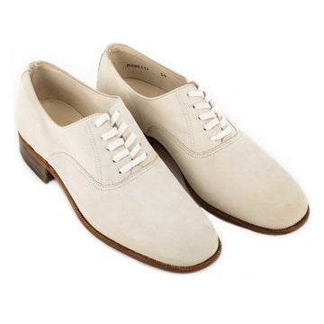 Italian White Leather Dress Shoes - Like New