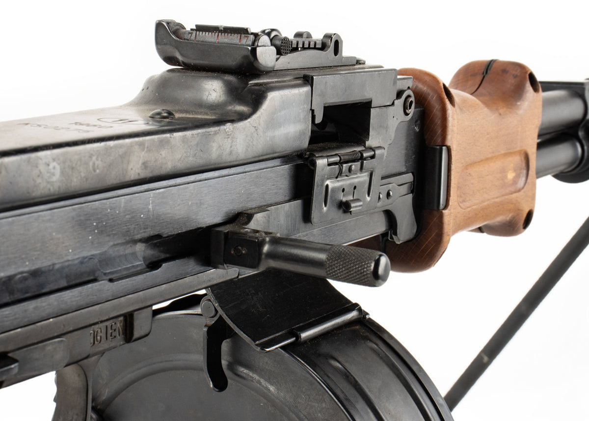 Polish Circle 11 RPD 7.62x39 Display Light Machine Gun with Drum and Belt