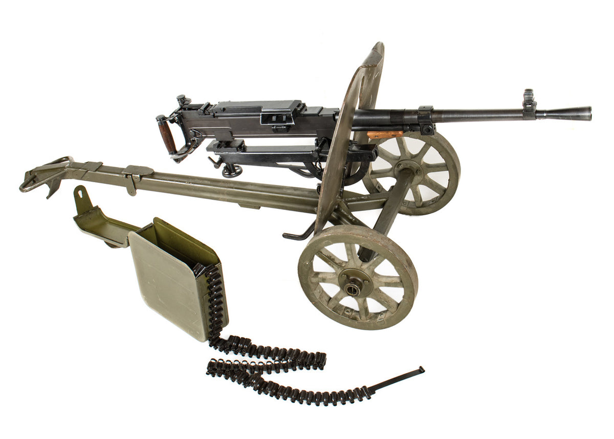 SG-43 Goryunov Display Gun 7.62x54R [KD-1184] with Wheeled Mount, Shield, and Ammo Can