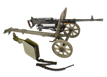SG-43 Goryunov Display Gun 7.62x54R [KD-1184] with Wheeled Mount, Shield, and Ammo Can
