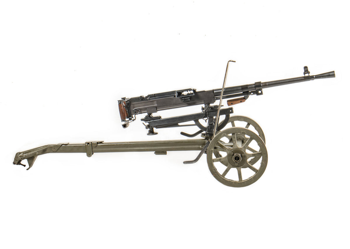 SG-43 Goryunov Display Gun 7.62x54R [KD-1184] with Wheeled Mount, Shield, and Ammo Can