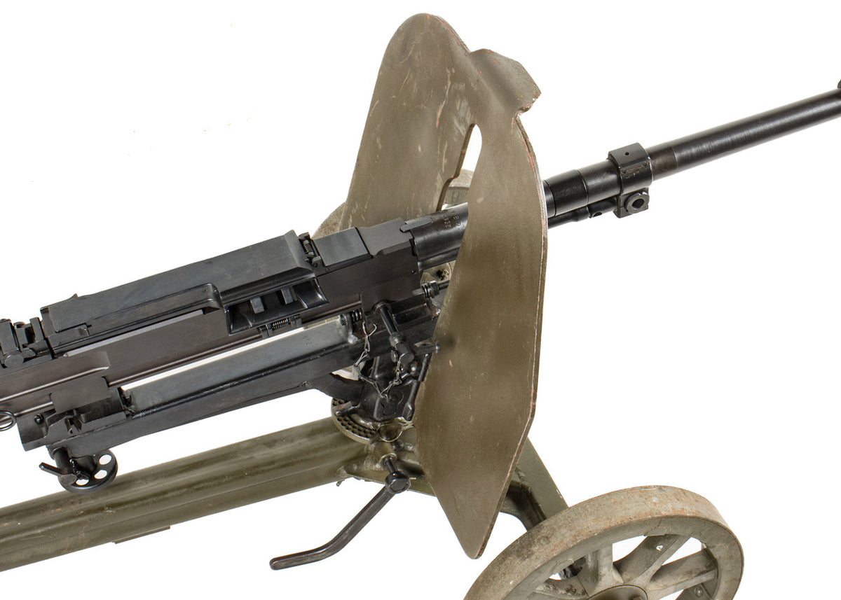 SG-43 Goryunov Display Gun 7.62x54R [KD-1184] with Wheeled Mount, Shield, and Ammo Can