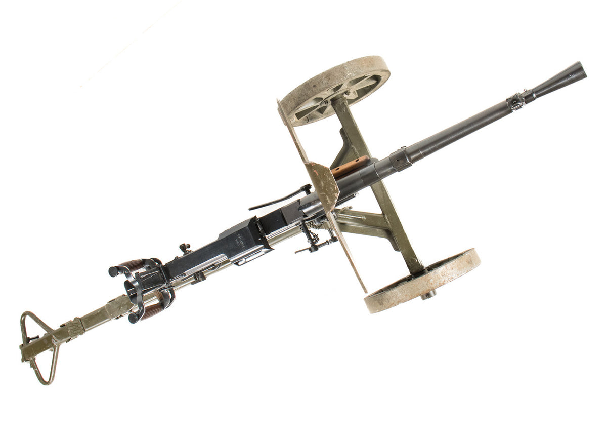 SG-43 Goryunov Display Gun 7.62x54R [KD-1184] with Wheeled Mount, Shield, and Ammo Can
