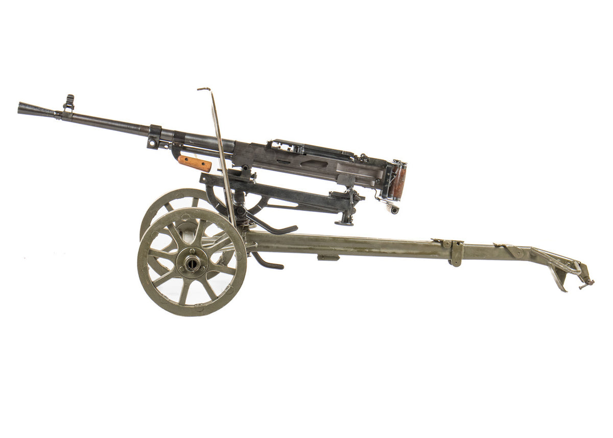 SG-43 Goryunov Display Gun 7.62x54R [KD-1184] with Wheeled Mount, Shield, and Ammo Can