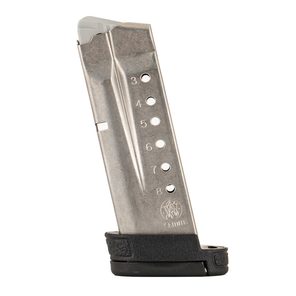 Smith & Wesson 9mm Luger 8rd M&P Shield Silver Detachable