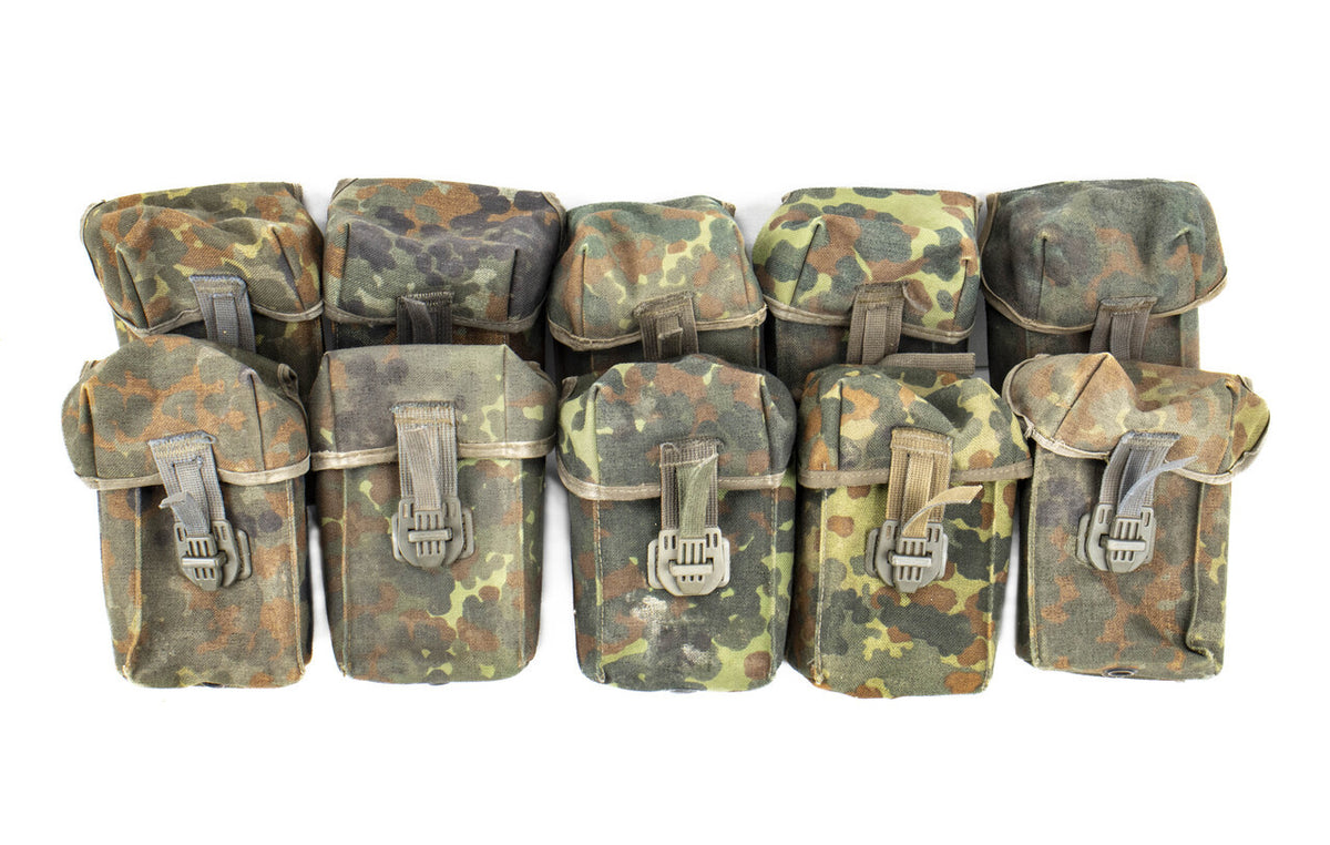 G3 German Flecktarn Double Magazine Pouch - 10 Pack