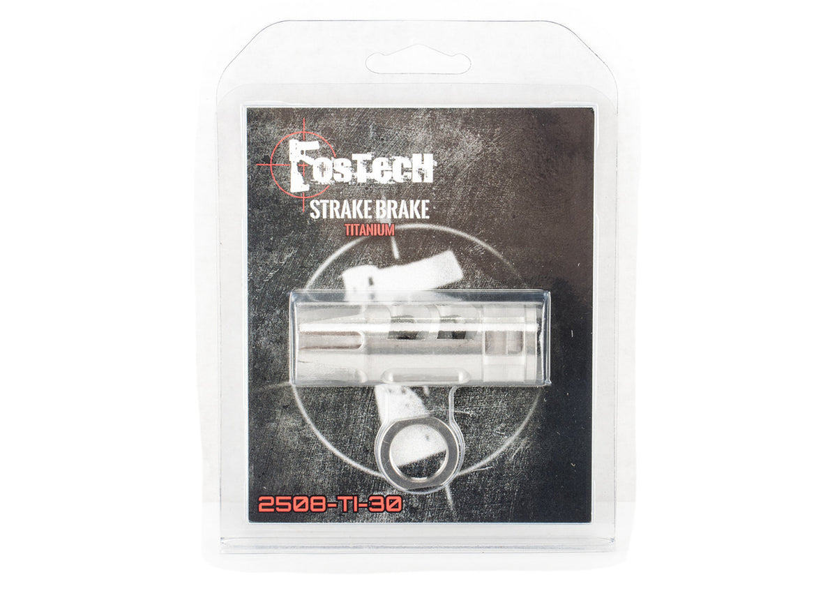 Fostech .30 Cal AR-15 Strake Brake - Titanium
