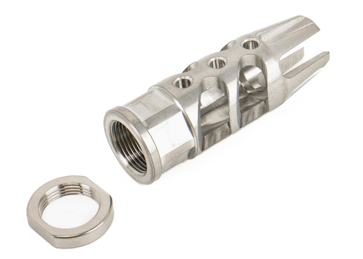Fostech .30 Cal AR-15 Strake Brake - Titanium