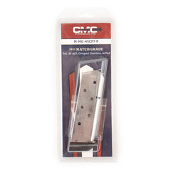 CMC Products 1911 Match Grade Compact .45 ACP 1911 Officer 7rd Stainless Magazine